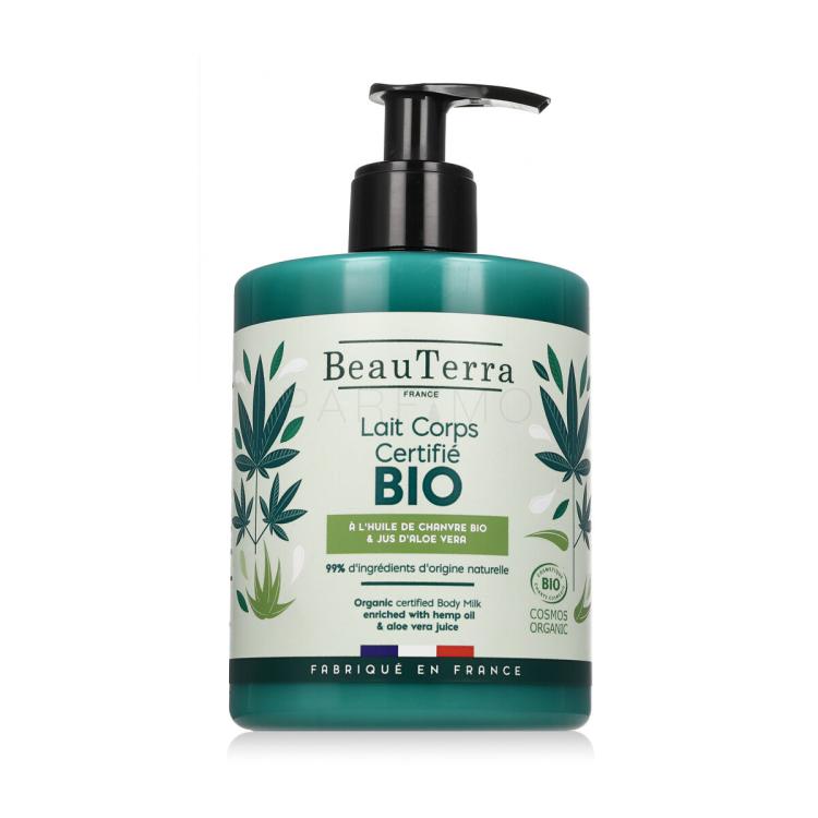 BeauTerra Bio Hemp and Aloe Vera Body Milk Körperlotion 500 ml