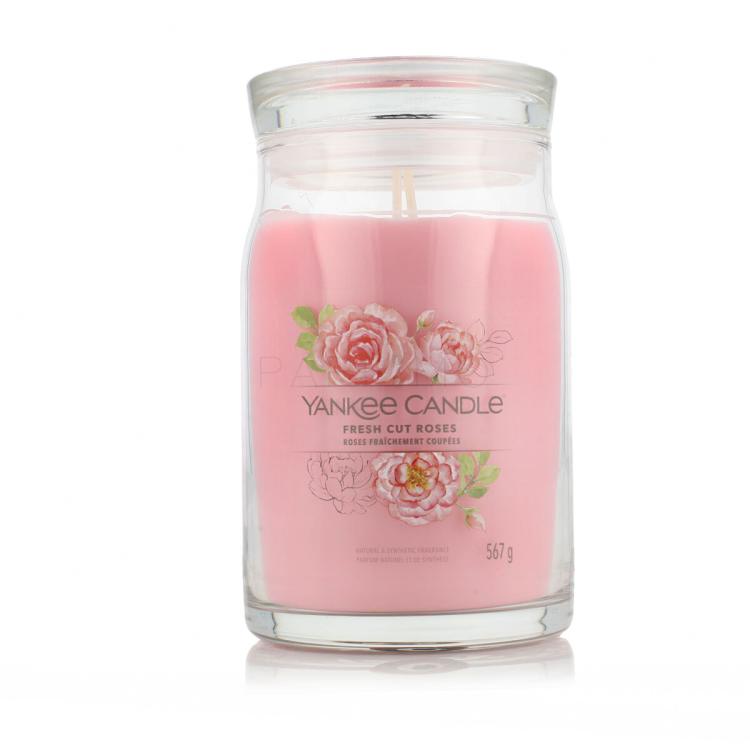 Yankee Candle Signature Fresh Cut Roses Duftkerze 567 g