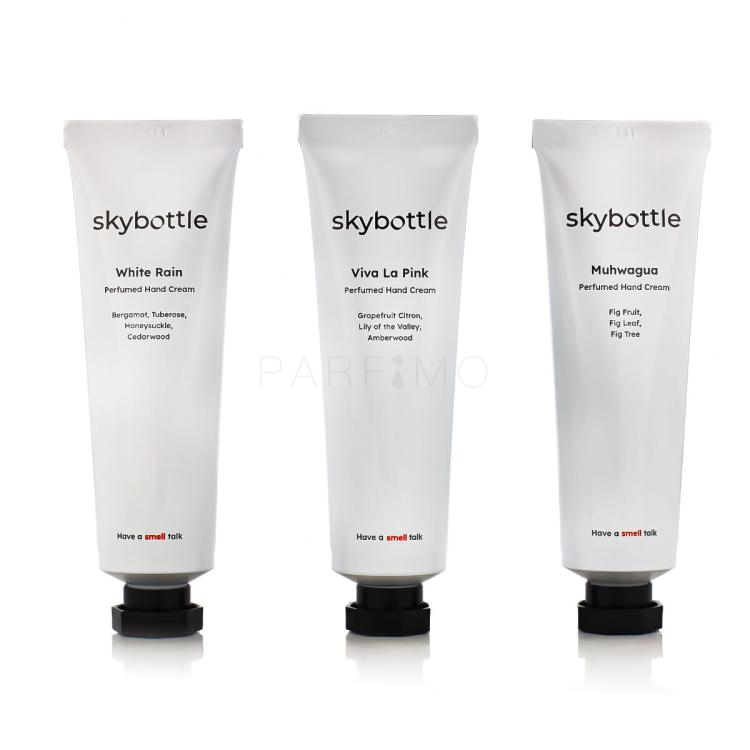 Skybottle Perfumed Hand Cream Gift Set Geschenkset Handcreme White Rain 50 ml + Handcreme Viva La Pink 50 ml + Handcreme Muhwagua 50 ml