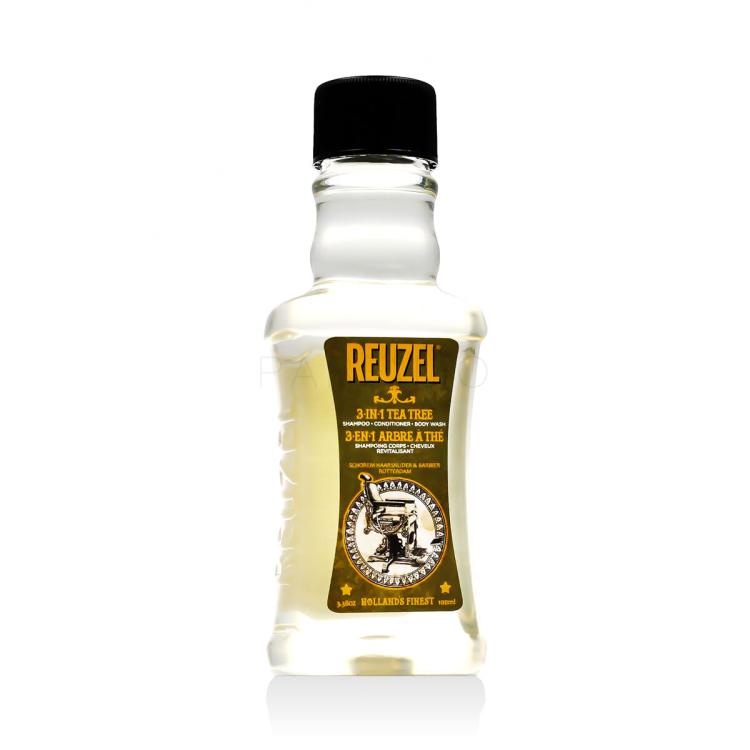 Reuzel 3 in 1 Tea Tree Shampoo für Herren 100 ml