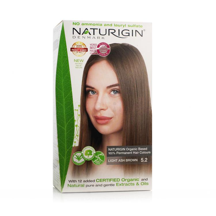 Naturigin Permanent Hair Colour Haarfarbe 115 ml Farbton  Light Ash Brown 5.2