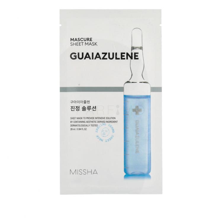 Missha Mascure Sheet Mask Guaiazulene Gesichtsmaske 28 ml