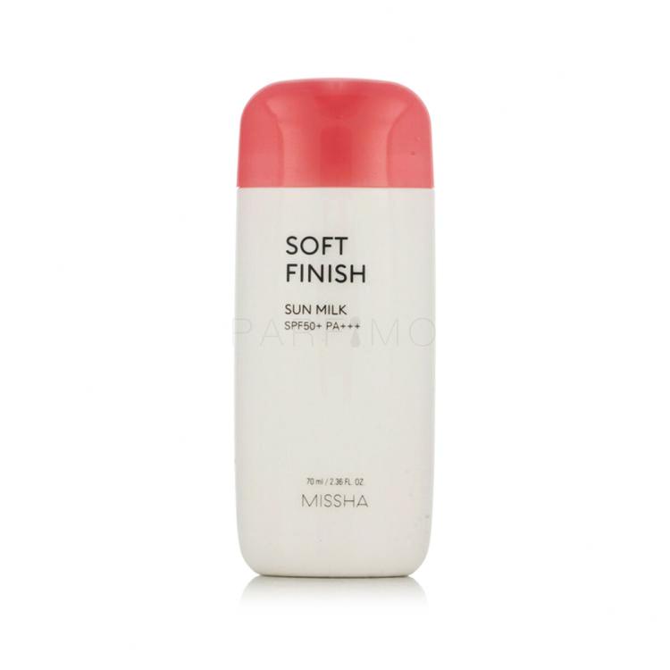 Missha All Around Safe Block Soft Finish Sun Milk SPF50+ Sonnenschutz fürs Gesicht 70 ml