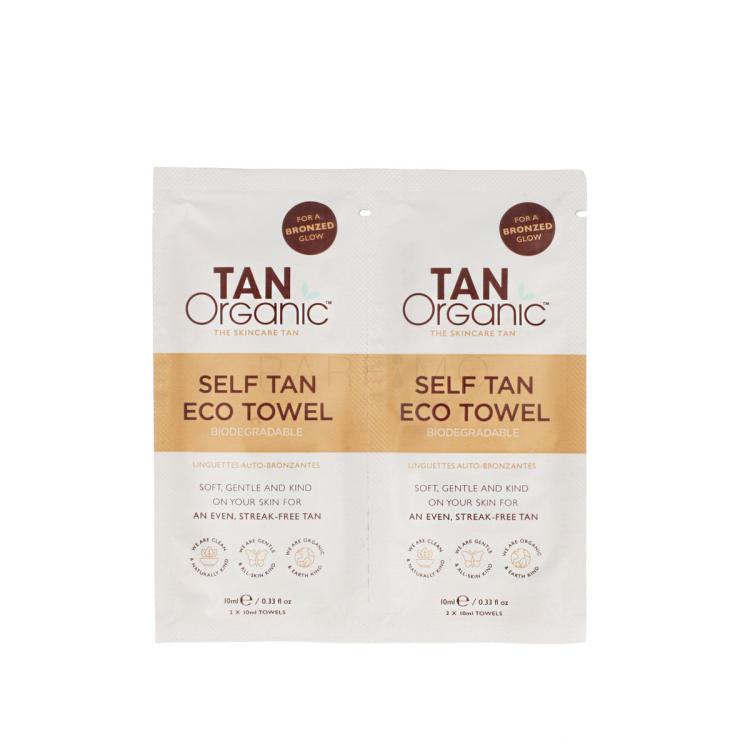 TanOrganic Self Tan Eco Towels Selbstbräuner 2x10 ml