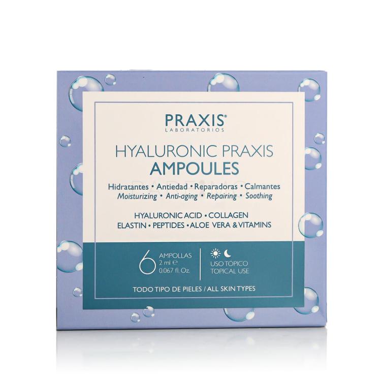 Praxis Laboratorios Hyaluronic Praxis Ampoules Gesichtsserum 6x2 ml