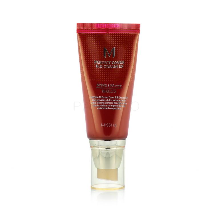 Missha M Perfect Cover BB Cream EX SPF42 BB Creme für Frauen 50 ml Farbton  No.25 Warm Beige