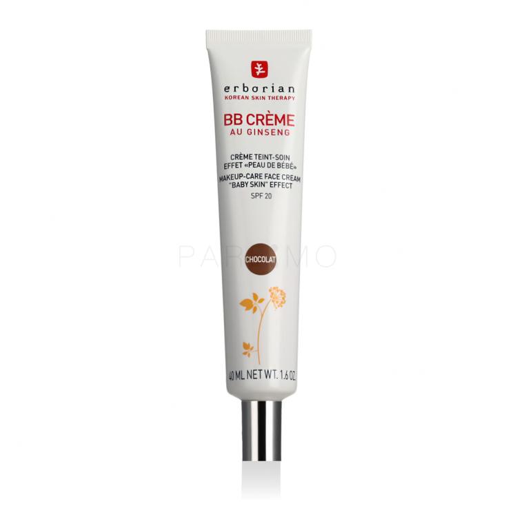 Erborian BB Crème Makeup-Care Face Cream SPF20 BB Creme für Frauen 40 ml Farbton  Chocolate