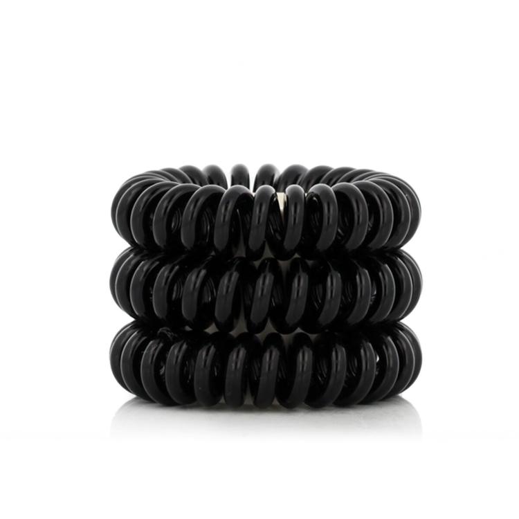 Invisibobble Power Performance Hair Spiral Haargummi für Frauen Farbton  True Black - černá Set