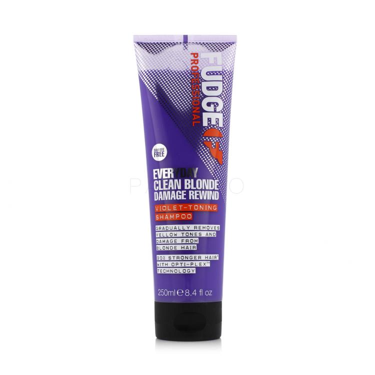 Fudge Professional Clean Blonde Everyday Damage Rewind Violet-Toning Shampoo Shampoo 250 ml