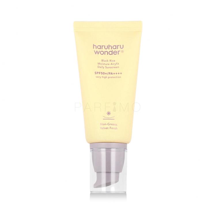 HaruHaru Wonder Black Rice Moisture Airyfit Daily Sunscreen SPF50+ Sonnenschutz fürs Gesicht 50 ml