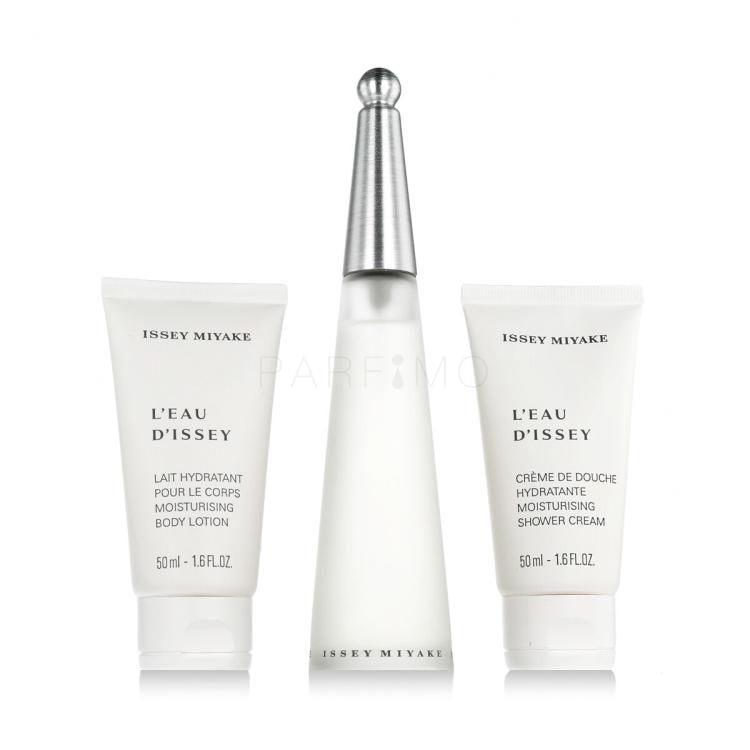 Issey Miyake L&#039;Eau D&#039;Issey Geschenkset Eau de Toilette 50 ml + Körpermilch 50 ml + Duschgel 50 ml