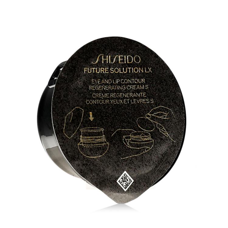 Shiseido Future Solution LX Eye And Lip Contour Regenerating Cream Augencreme für Frauen Nachfüllung 17 ml