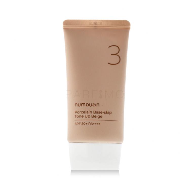 Numbuzin 3 Porcelain Base-Skip Tone Up Beige SPF50+ Make-up Base 50 ml
