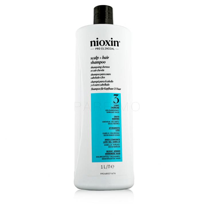 Nioxin System 3 Scalp + Hair Shampoo Shampoo für Frauen 1000 ml