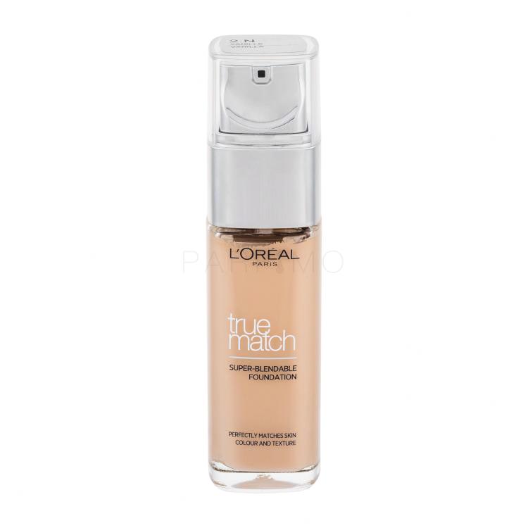 L&#039;Oréal Paris True Match Super-Blendable Foundation Foundation für Frauen 30 ml Farbton  2.N