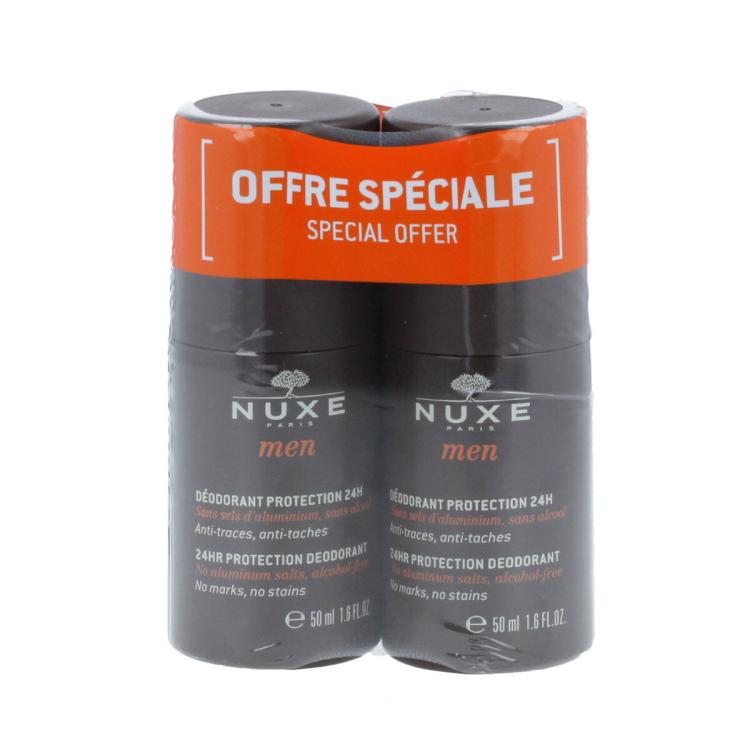 NUXE Men 24HR Protection Deodorant Deodorant für Herren 2x50 ml