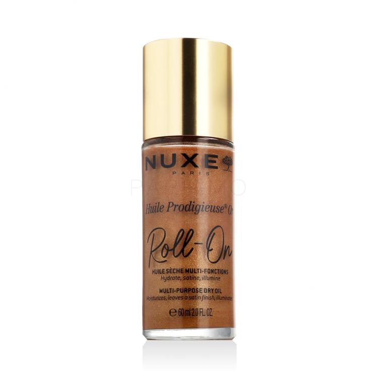 NUXE Huile Prodigieuse Or Multi-Purpose Shimmering Dry Oil Körperöl für Frauen Rollerball 60 ml