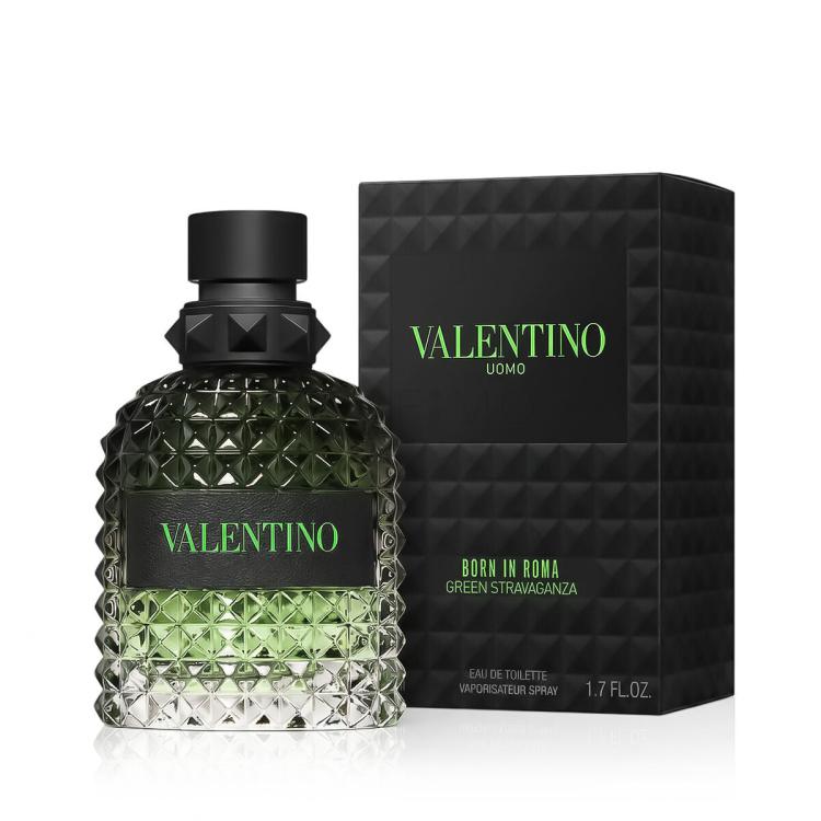 Valentino Uomo Born in Roma Green Stravaganza Eau de Toilette für Herren 50 ml
