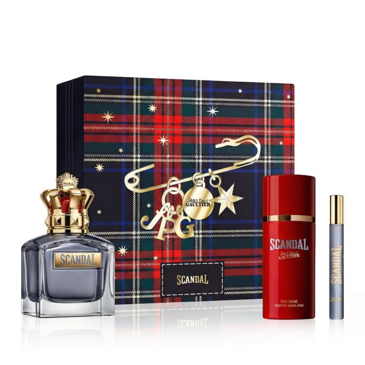Jean Paul Gaultier Scandal Geschenkset EDT 100 ml + Deodorant 150 ml + EDT 10 ml