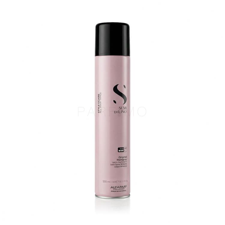 ALFAPARF MILANO Semi Di Lino Style &amp; Care Original Hairspray Haarspray für Frauen 500 ml