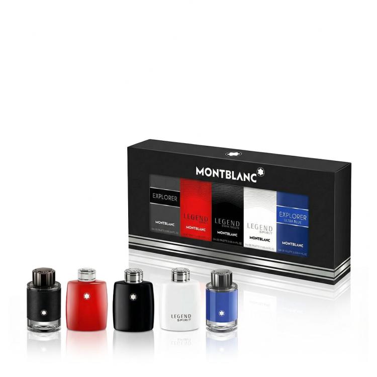 Montblanc Discovery Set Geschenkset EDP Legend Red 4,5 ml + EDP Explorer 4,5 ml + EDP Explorer Platinum 4,5 ml + EDT Legend Spirit 4,5 ml + EDT Legend 4,5 ml