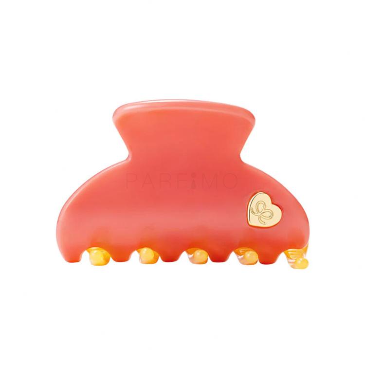 By Eloise London Medium Hair Claw Gold Heart Haarspange für Frauen 1 St. Farbton  Coral Sunset