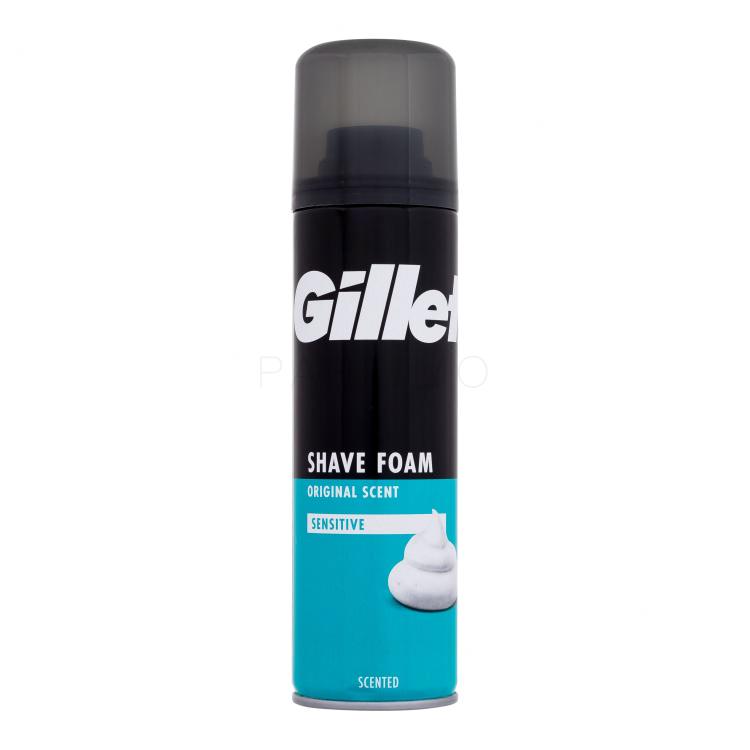 Gillette Shave Foam Original Scent Sensitive Rasierschaum für Herren 200 ml
