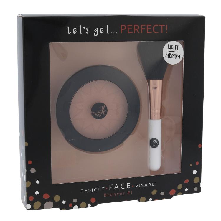2K Let´s Get Perfect! Geschenkset Bronzer 10 g + Kosmetikpinsel 1 St.