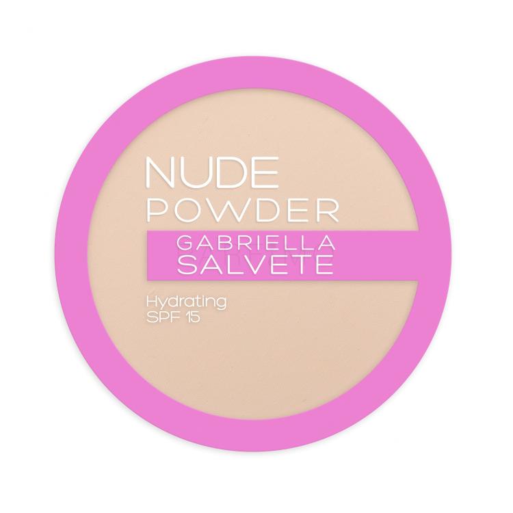 Gabriella Salvete Nude Powder SPF15 Puder für Frauen 8 g Farbton  01 Pure Nude