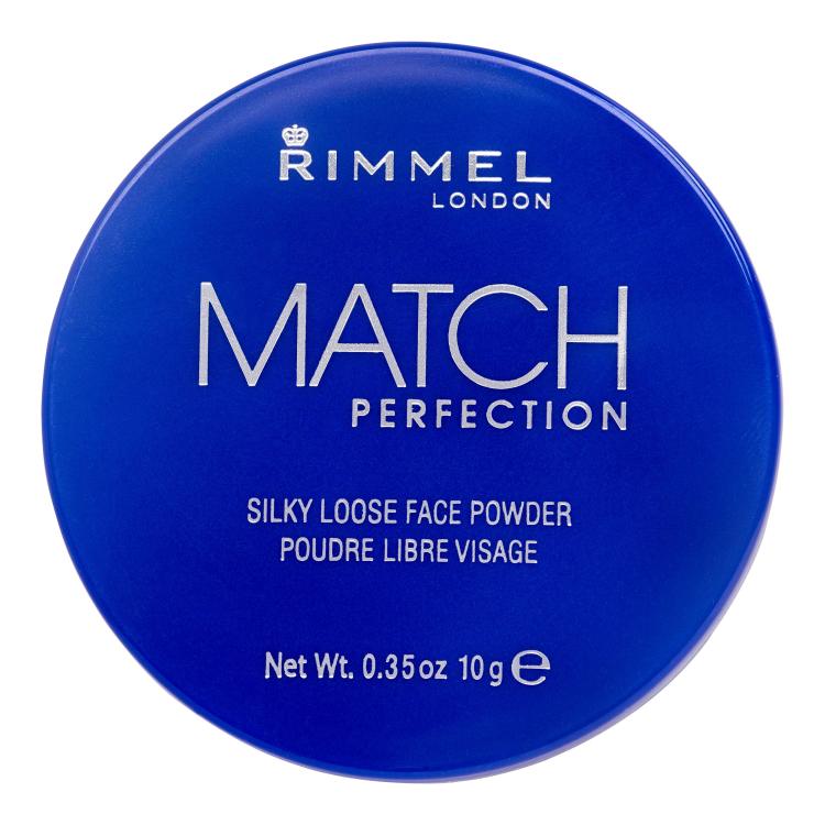 Rimmel London Match Perfection Puder für Frauen 10 g Farbton  001 Transparent