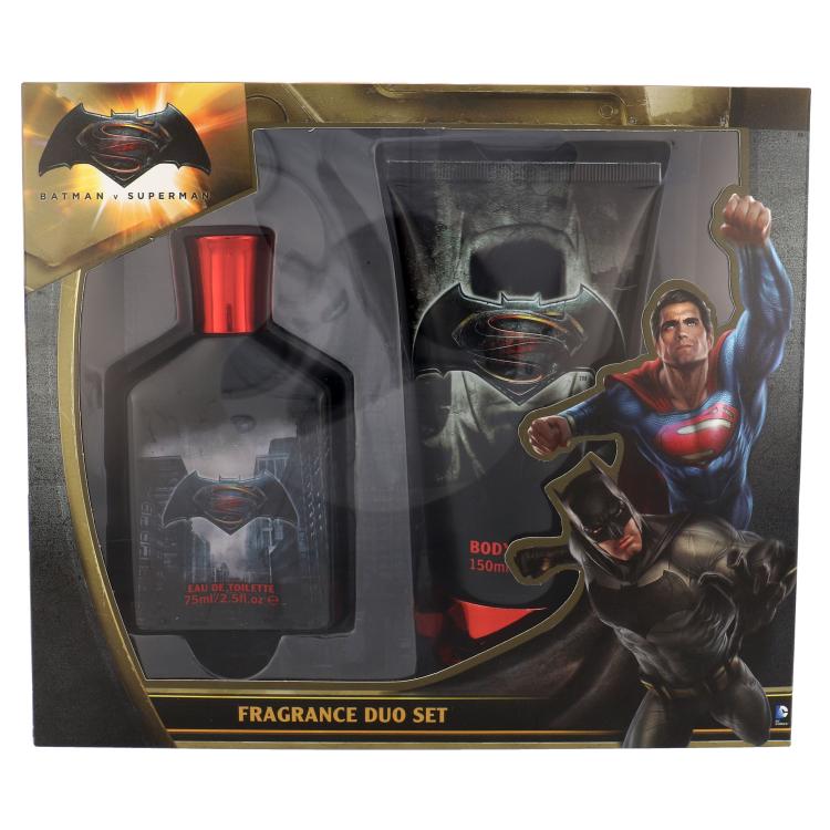 DC Comics Batman v Superman Geschenkset EDT 75 ml + Duschgel 150 ml