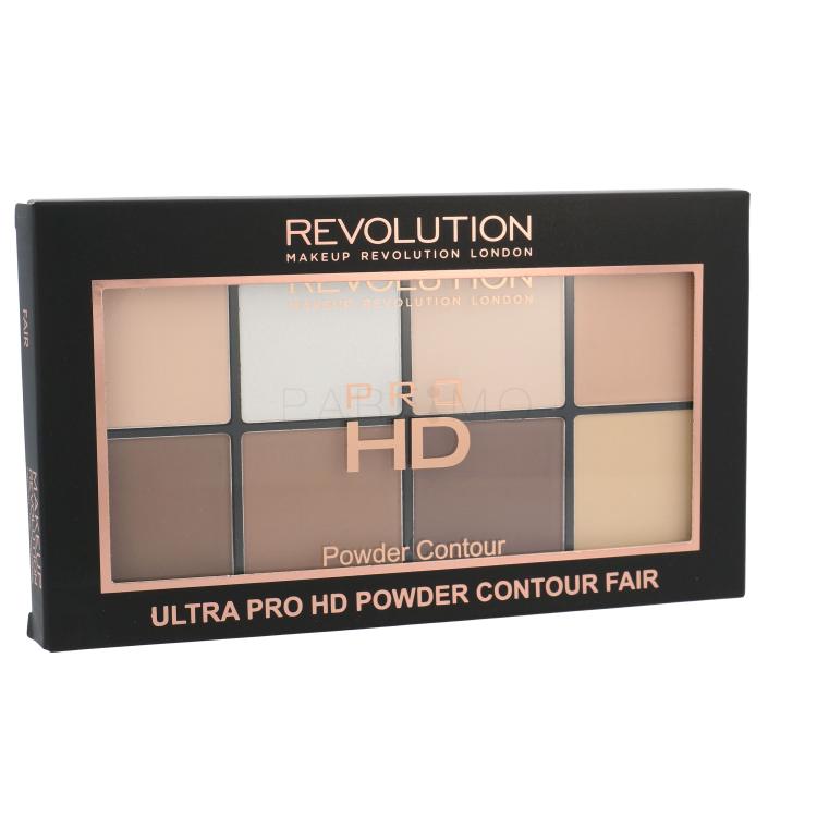 Makeup Revolution London Ultra Pro HD Powder Contour Palette Contouring Palette für Frauen 20 g Farbton  Fair