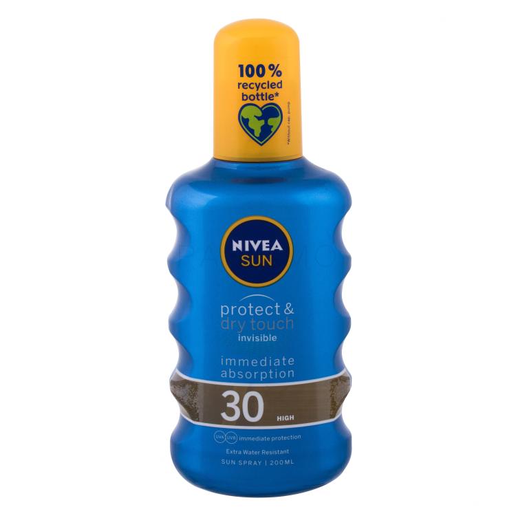 Nivea Sun Protect &amp; Dry Touch Invisible Spray SPF30 Sonnenschutz 200 ml
