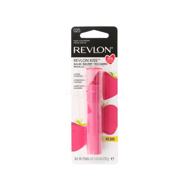 Revlon Revlon Kiss SPF20 Lippenbalsam für Frauen 2,6 g Farbton  025 Fresh Strawberry