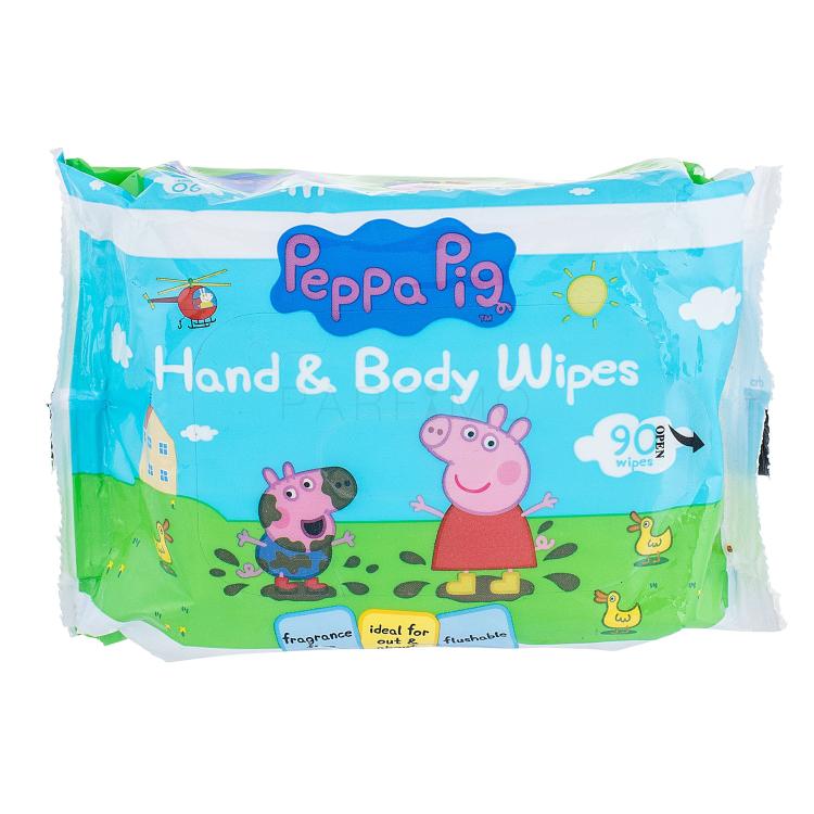 Peppa Pig Peppa Hand &amp; Face Wipes Reinigungstücher für Kinder 90 St.