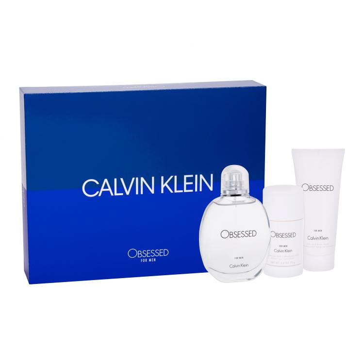 Calvin Klein Obsessed For Men Geschenkset Edt 125 ml + Duschgel 100 ml + Deostick 75 ml