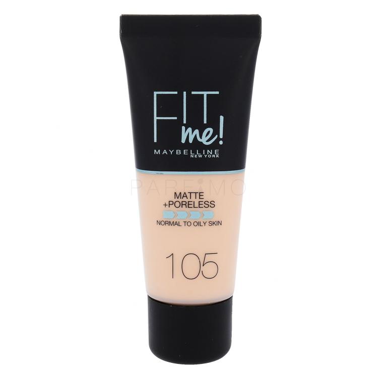 Maybelline Fit Me! Matte + Poreless Foundation für Frauen 30 ml Farbton  105 Natural Ivory