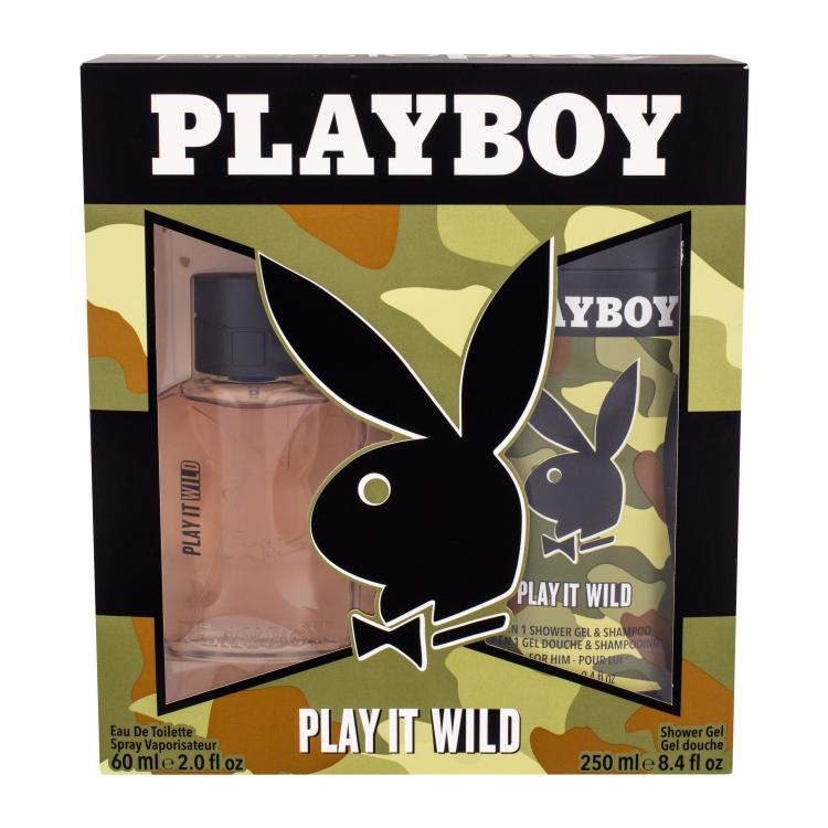 Playboy Play It Wild Geschenkset EdT 60ml + Duschgel 250ml